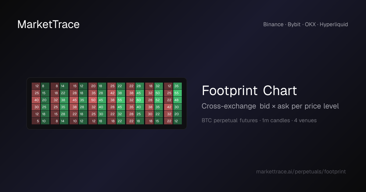 Free Footprint Chart for Crypto — BTC Order Flow Live